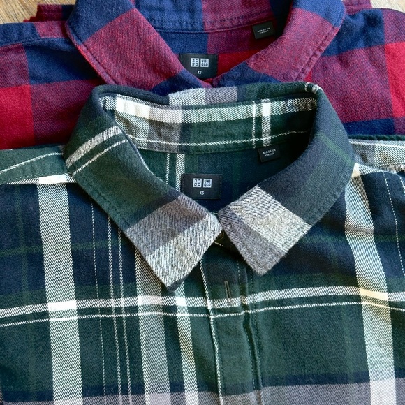 Women's Plaid Flannel Shirt Set - Red and Black - Picture 10 of 11